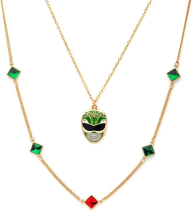 Mighty Morphin Green Ranger Necklace Set