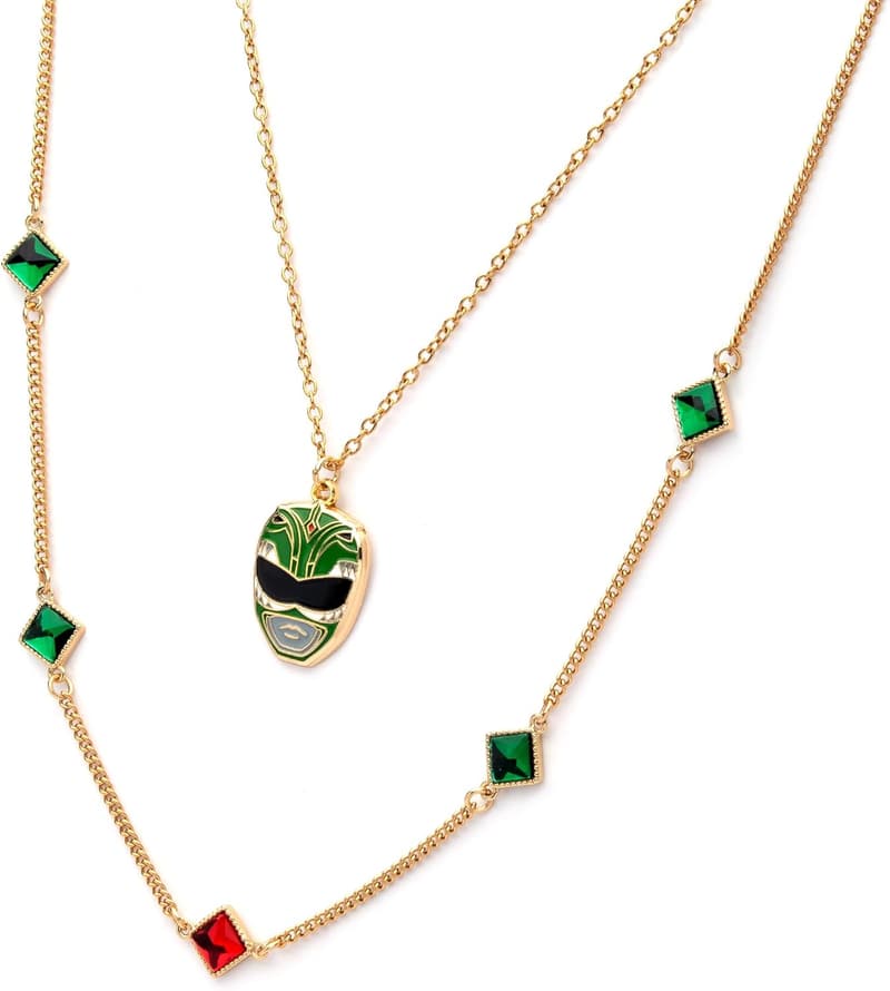 Mighty Morphin Green Ranger Necklace Set
