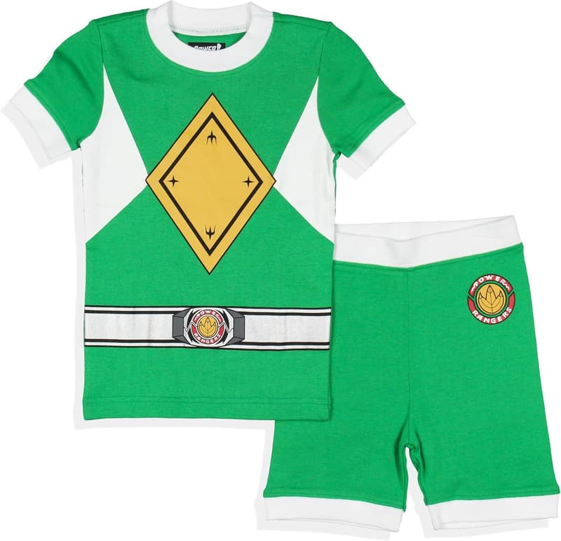 Power Rangers Sleep Pajama Set for Kids - Tight Fit Shorts