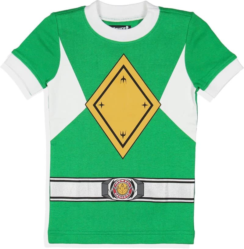 Power Rangers Sleep Pajama Set for Kids - Tight Fit Shorts