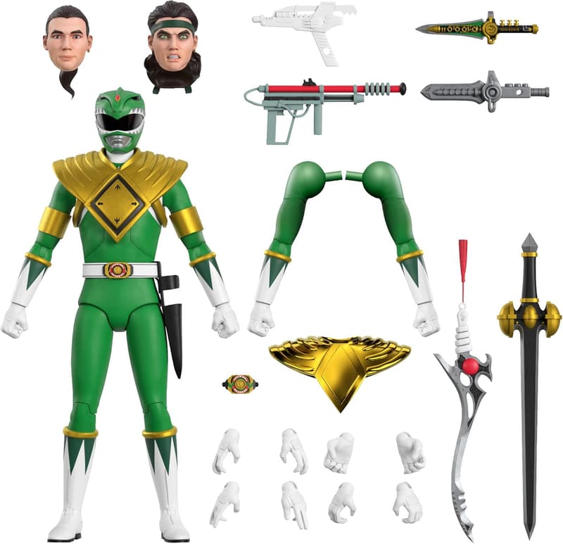 Mighty Morphin Power Rangers Green Ranger Action Figure - 7