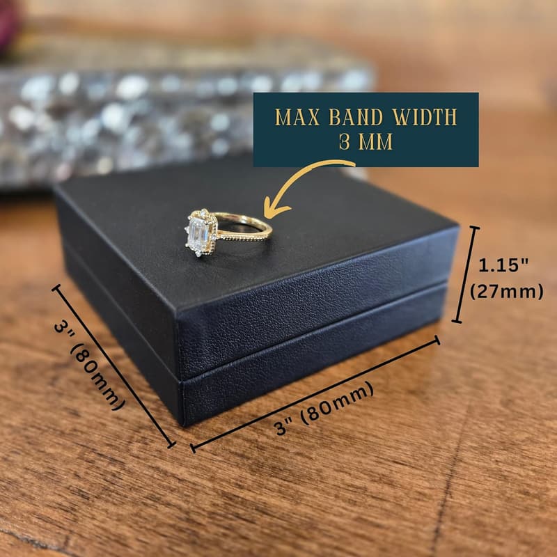 Engagement Proposal Ring Box with Dazzling Illumination