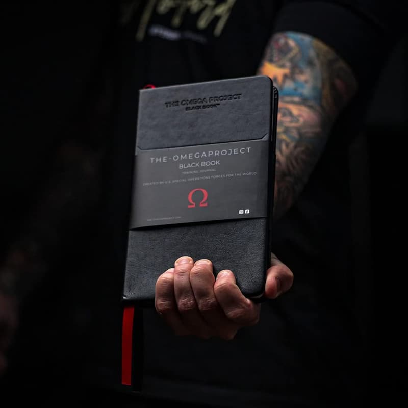 Omega Project Black Book Training Journal - Leather Fitness Tracker