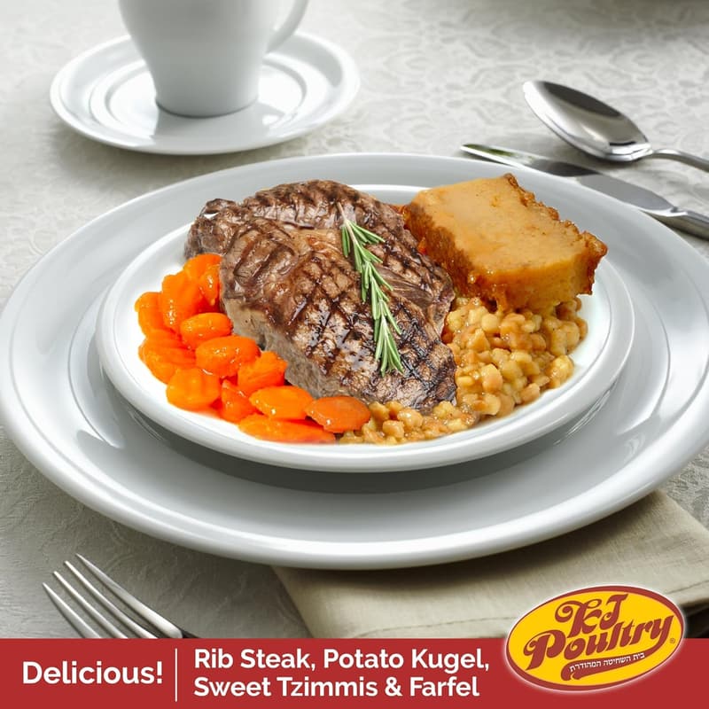Kosher Beef Rib Steak & Kugel MRE - Shelf-Stable Meal
