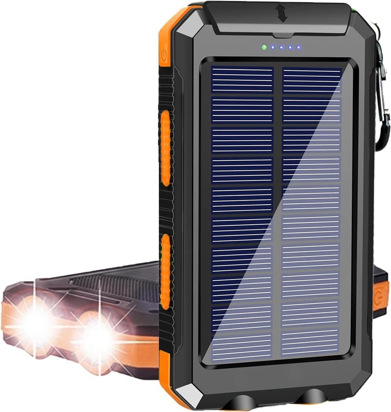 Portable 38800mAh Solar Power Bank for Camping and Travel