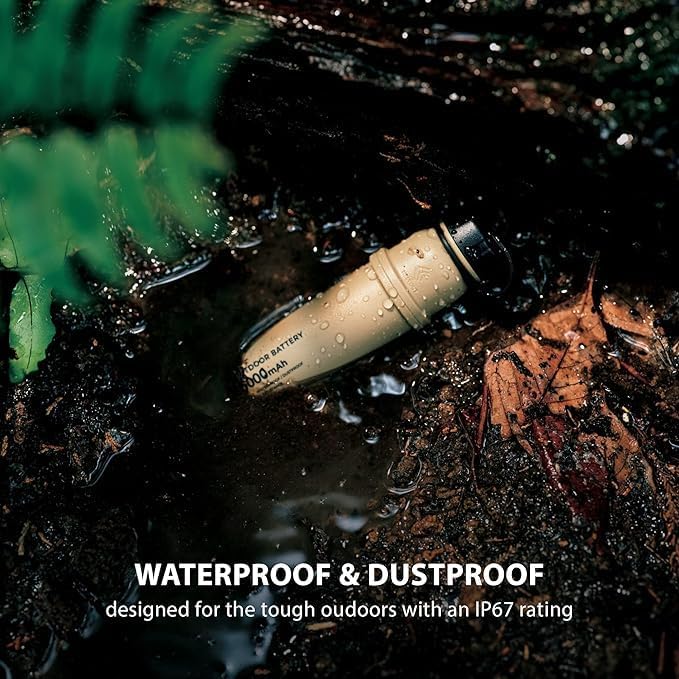 Outdoor 10000mAh Waterproof Power Bank with Fast Charging