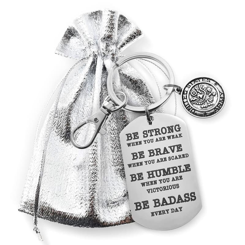 Deployment Gift Keychain | Heavy Duty Stainless Steel Charm