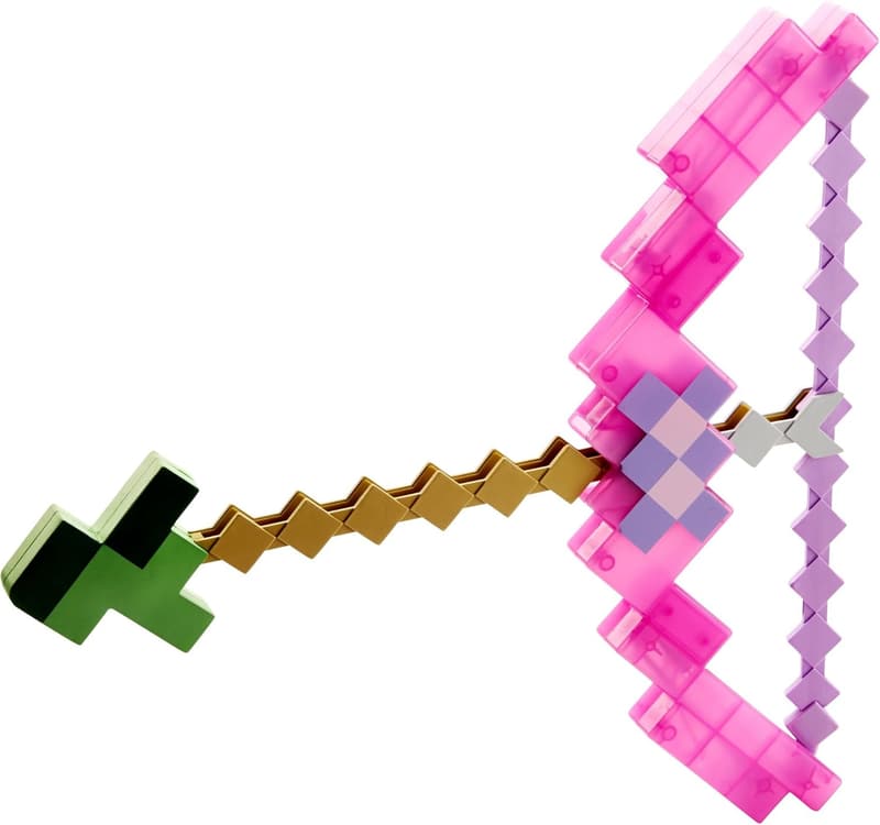 Minecraft Enchanted Bow and Arrow Set with Potion Tip