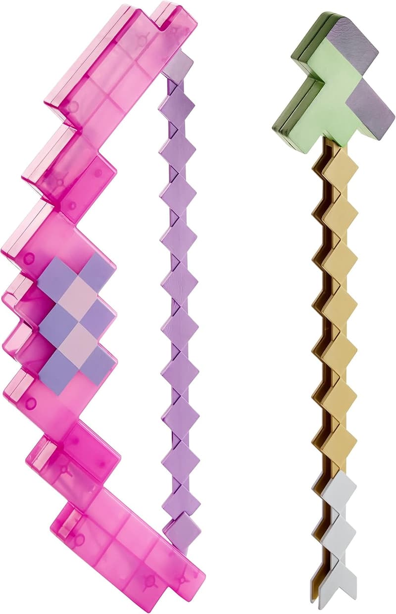 Minecraft Enchanted Bow and Arrow Set with Potion Tip