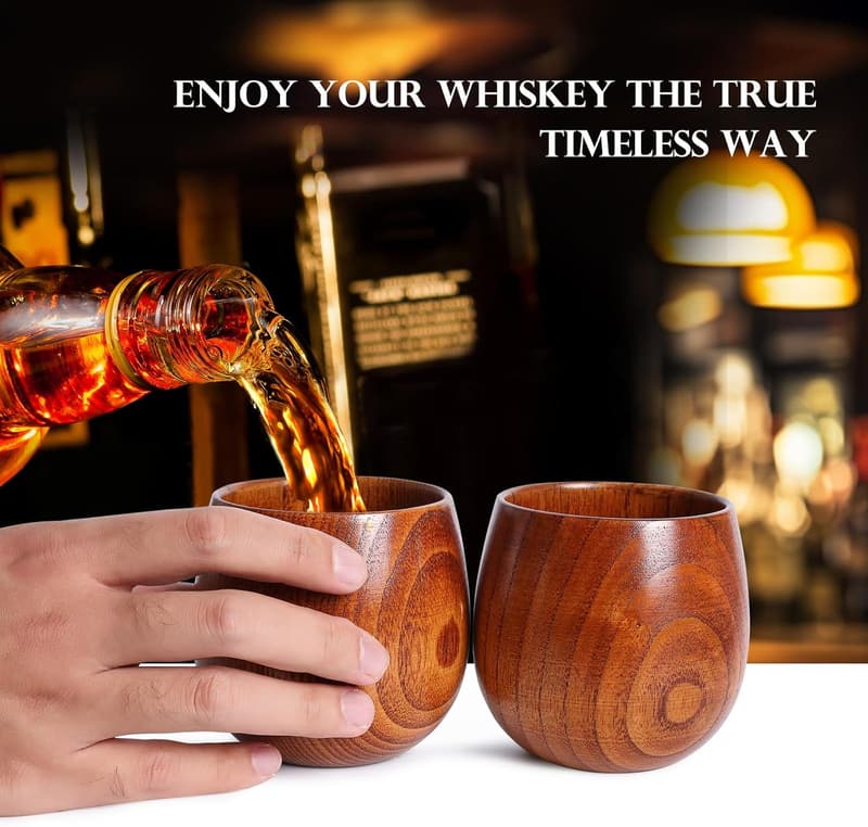 Bourbon Glass Set for Men – Perfect Whiskey Gift for Dad