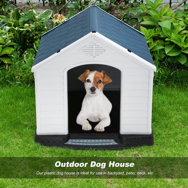 Durable Waterproof Dog House with Ventilation for All Sizes
