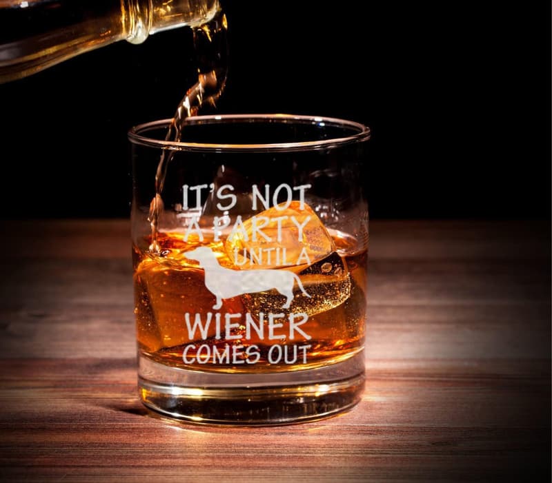 Dachshund Whiskey Glass - Funny Gift for Dog Lovers