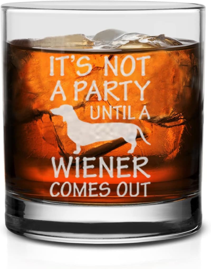Dachshund Whiskey Glass - Funny Gift for Dog Lovers