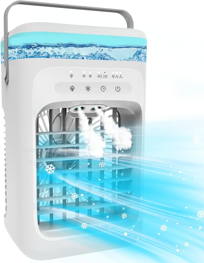 Portable Air Conditioner - Mini 3-Speed Evaporative AC Unit