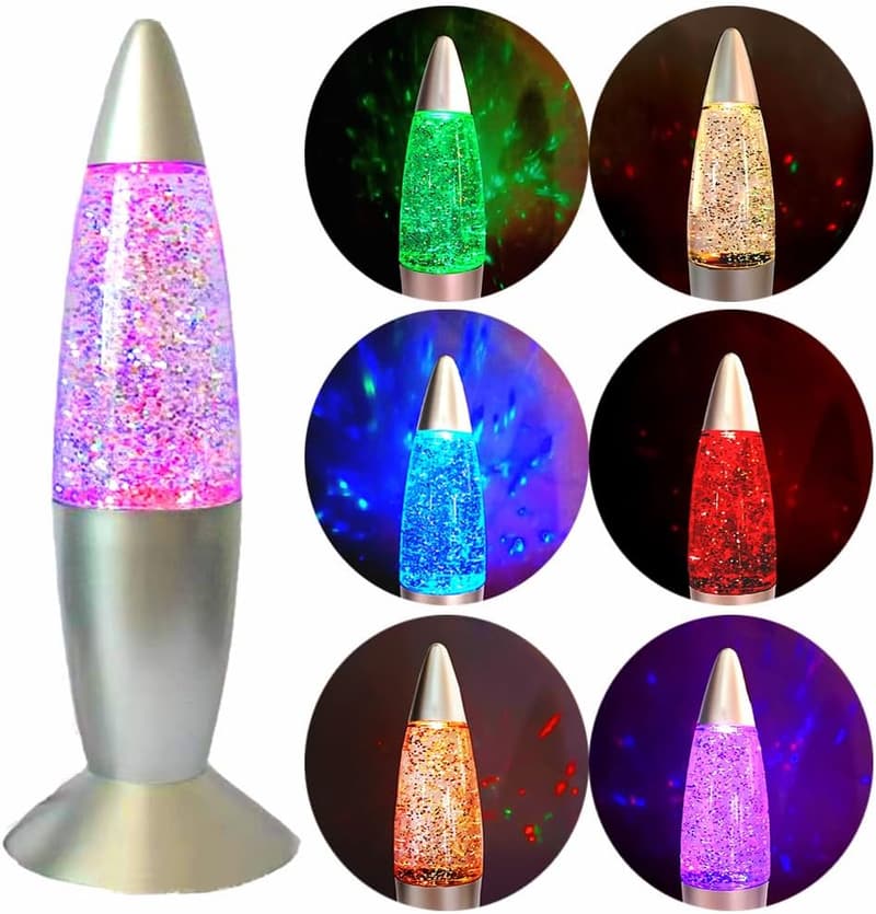 LED Liquid Motion Lamp - Glitter Groovy Glow for Kids & Adults