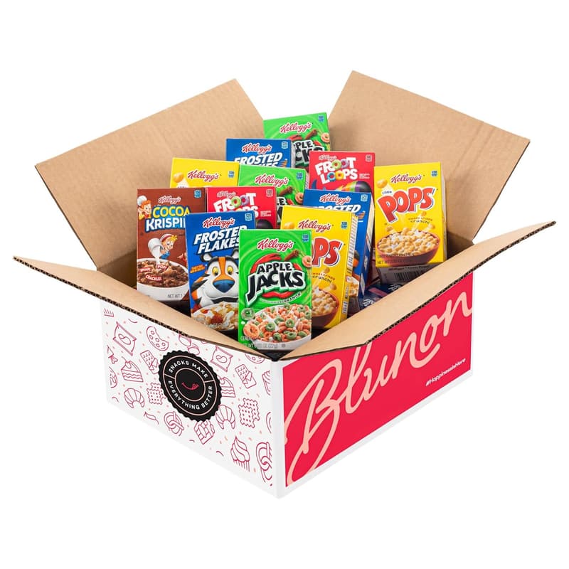 Breakfast Cereal Care Package - Mini Variety Pack (25 Count)