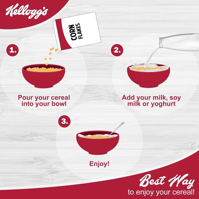 Kellogg's Cold Breakfast Cereal Variety Pack, 10.94oz Tray