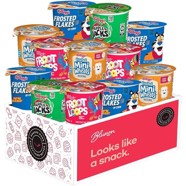 Breakfast Cereal Care Package - 12-Count Variety Cups