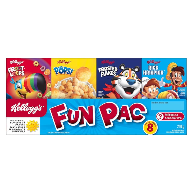 Kellogg's Fun Pak - 210g Snack Mix (Imported from Canada)