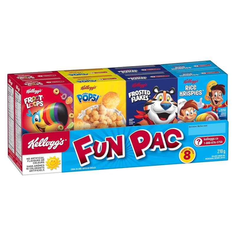 Kellogg's Fun Pak - 210g Snack Mix (Imported from Canada)
