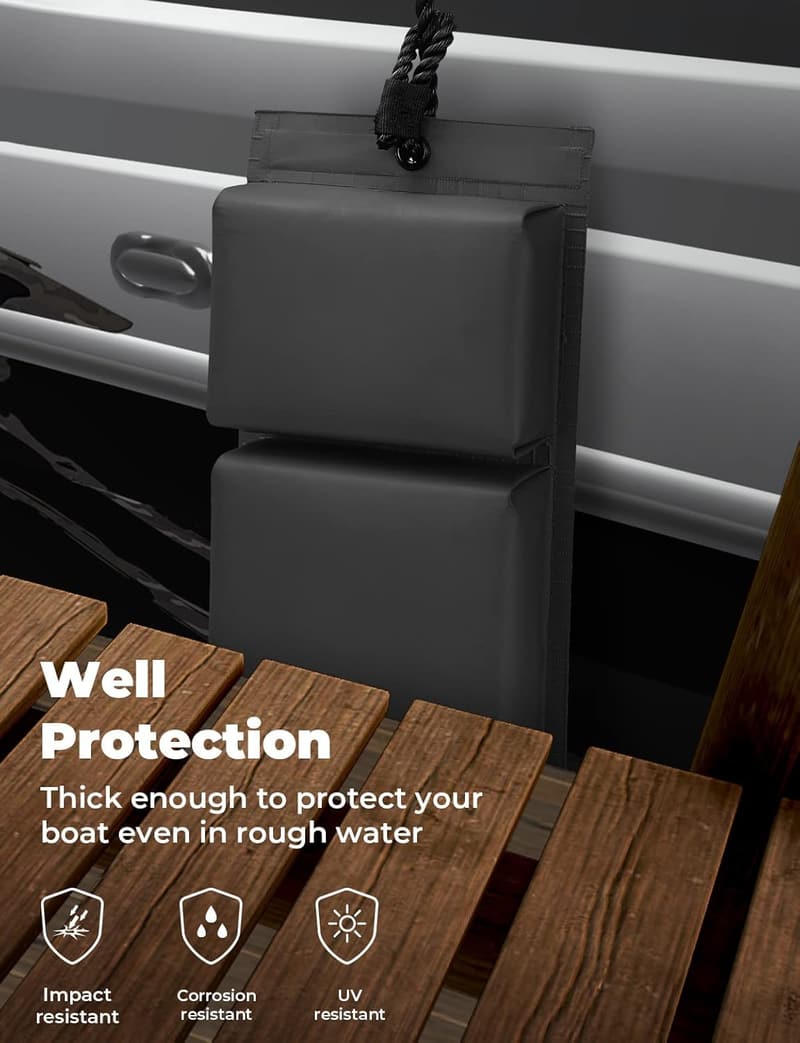 Folding Jet Ski Bumpers - 13.5in Docking Fenders
