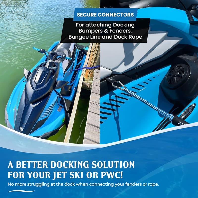 Jet Ski Cleats - Soft Loops for Docking & Fenders