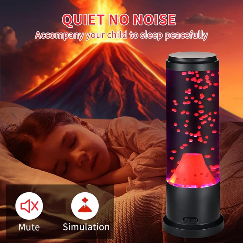 Color-Changing Volcano Lamp - 11