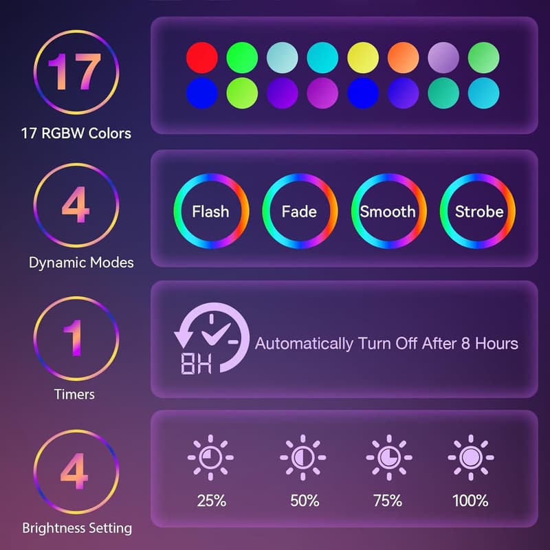 Color-Changing LED Liquid Motion Lamp with Remote - 16
