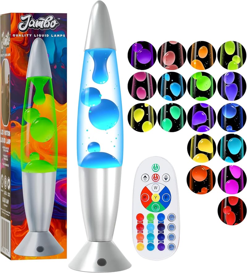 17-Color LED Motion Lamp with Remote - Relaxing Night Light