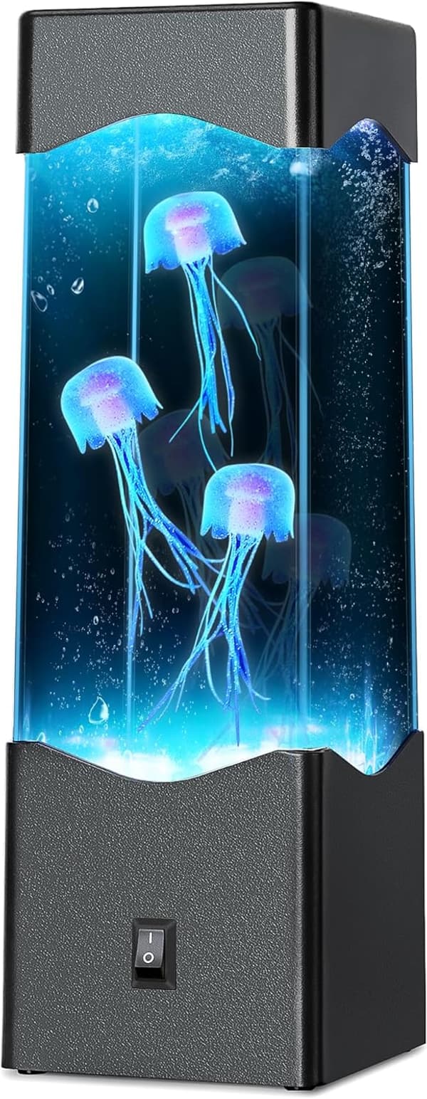 Multi-Color USB Jellyfish Lamp for Bedroom or Office Decor