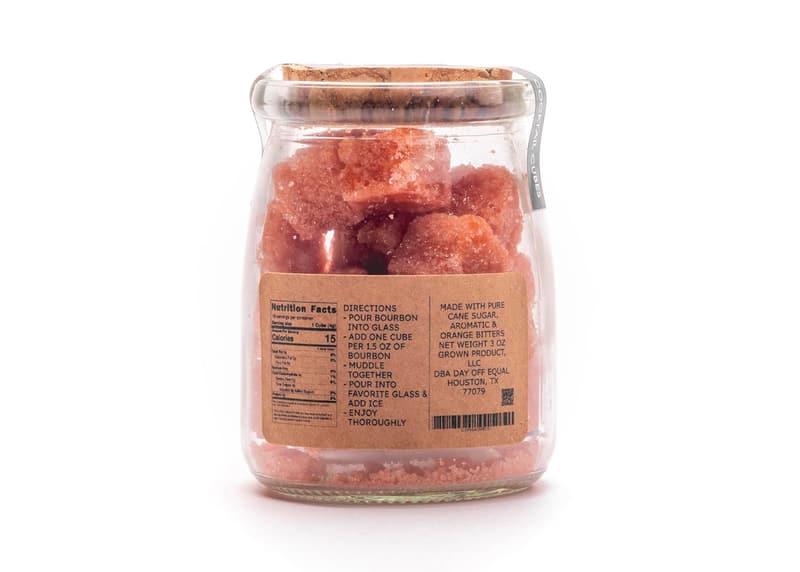 Old Fashioned Cocktail Mix Cubes - Infused Sugar, 18 Servings