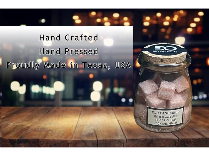 Old Fashioned Cocktail Mix Cubes - Infused Sugar, 18 Servings