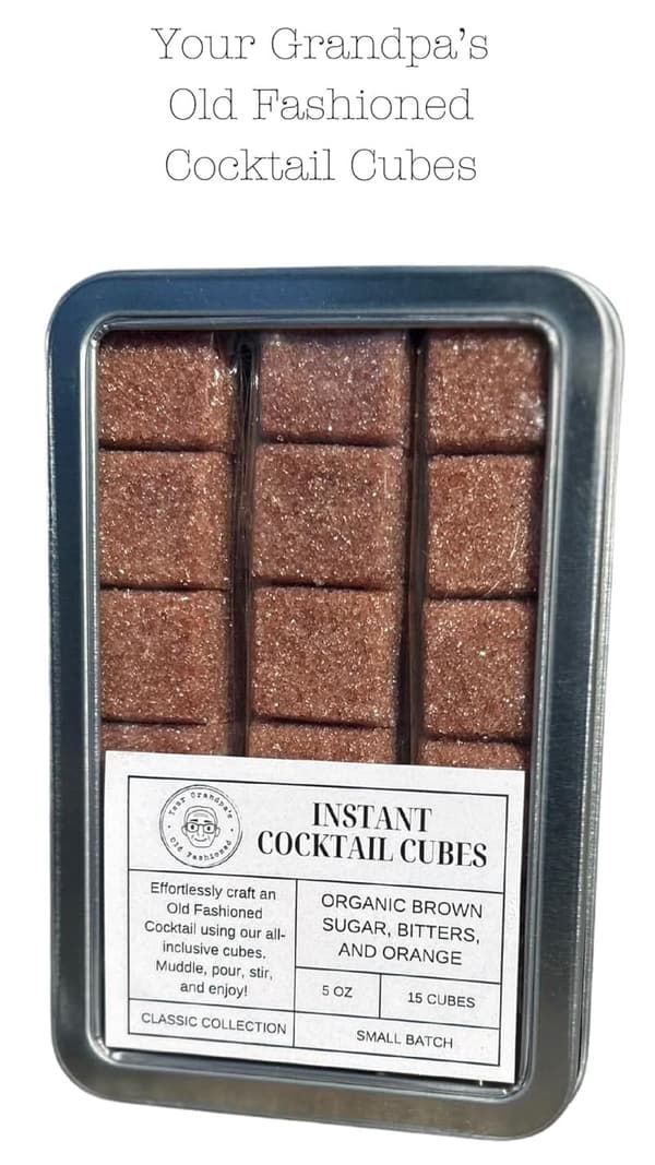 Old Fashioned Cocktail Cubes - Instant Mix (15 Cubes)