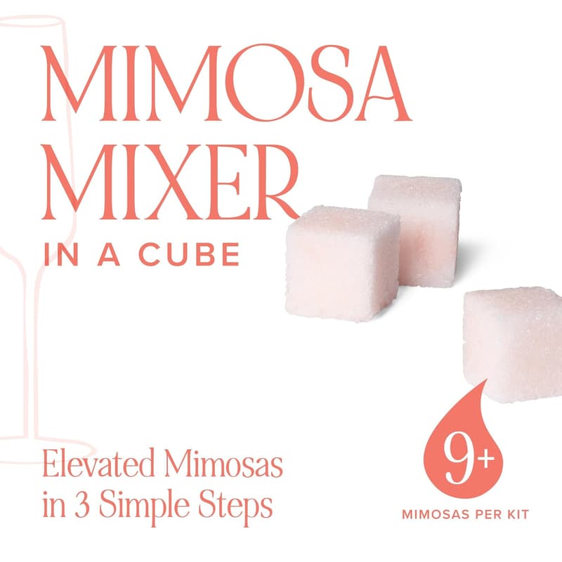 Birthday Mimosa Cocktail Kit | 100% Natural Instant Mix | 18 Count