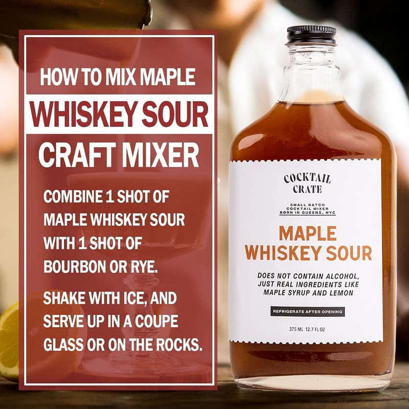 Premium Whiskey Mixer Set | Handcrafted Cocktail Syrups - 3 Pack