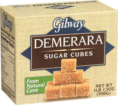 Demerara Sugar Cubes from Natural Cane - 17.6 oz (500g)