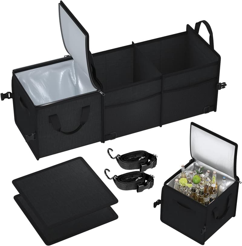 Portable Trunk Organizer & Insulation Cooler Bag for Cars