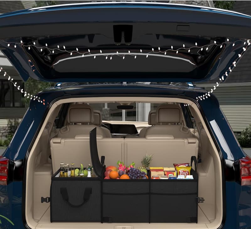 Portable Trunk Organizer & Insulation Cooler Bag for Cars