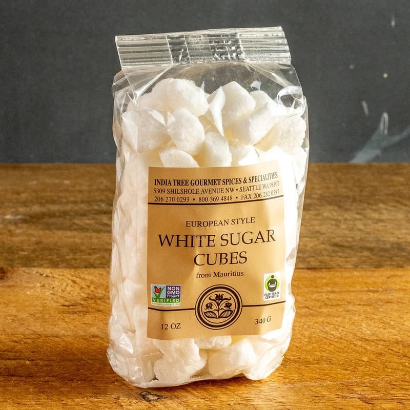 Fair Trade Non-GMO White Sugar Cubes - 1.1 lb Container