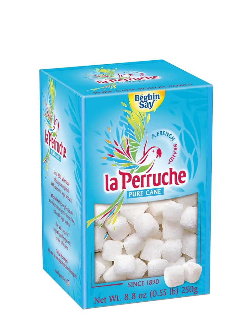 Pure Cane White Sugar Cubes for Tea - 250g Box