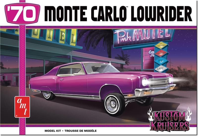 1970 Chevy Monte Carlo Lowrider 1:25 Scale Model Kit