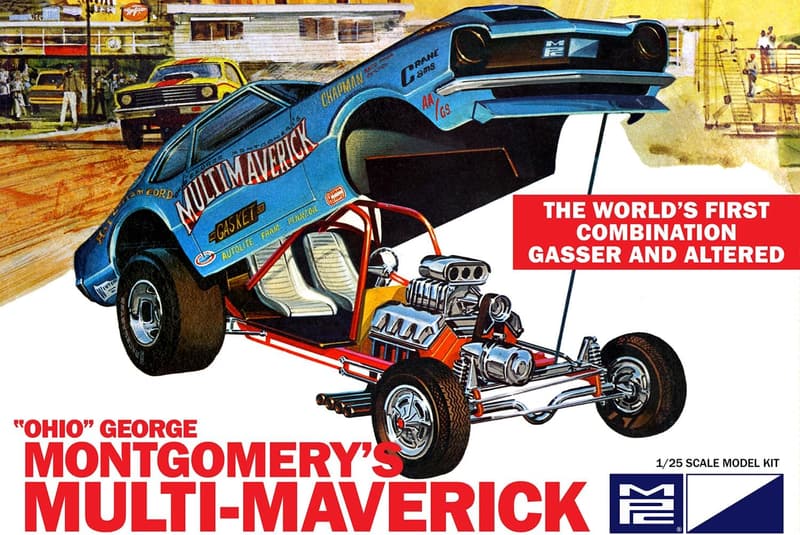 MPC Multi Maverick Funny Car 1:25 Scale Model Kit
