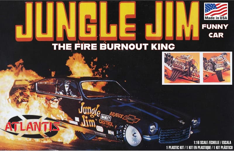 Jungle Jim Vega Funny Car Model Kit, Multicoloured
