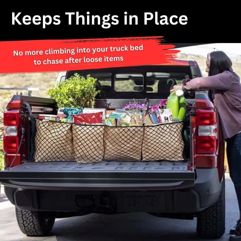 Heavy-Duty Truck Bed Cargo Net - 50