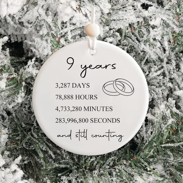 9th Anniversary Pottery Gift for Couples
