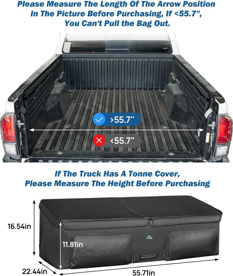 Waterproof Truck Bed Cargo Organizer for Pickup Vehicles