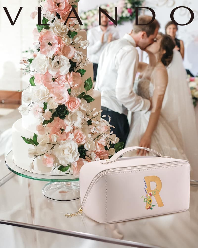 Personalized Initial Makeup Organizer for Her Birthday