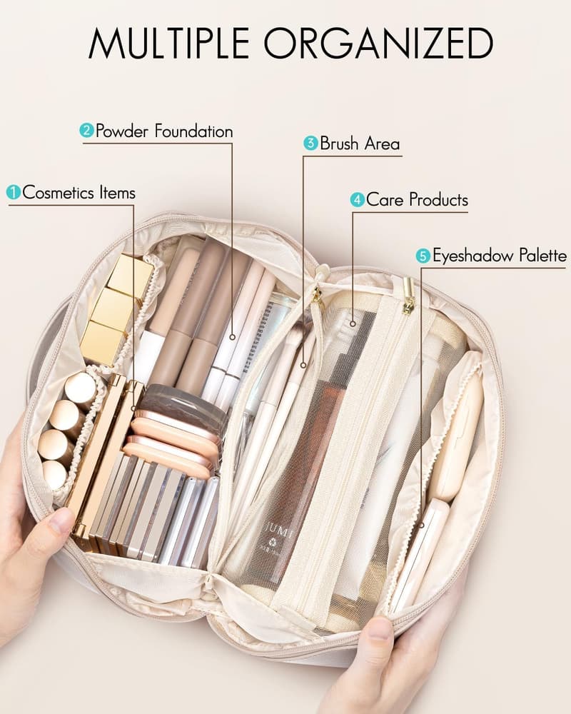 Personalized Initial Makeup Bag for Mother's Day & Graduation