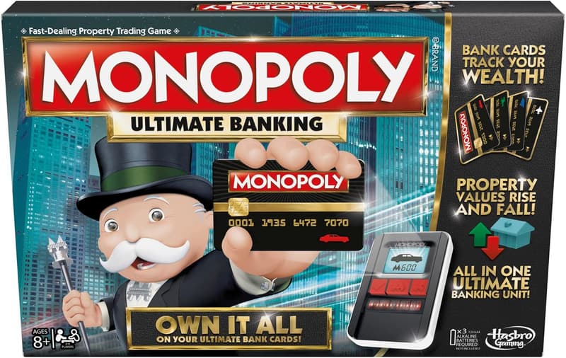 Monopoly Ultimate Banking Edition Board Game for Families