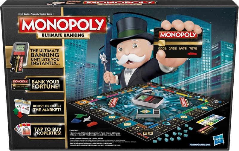 Monopoly Ultimate Banking Edition Board Game for Families